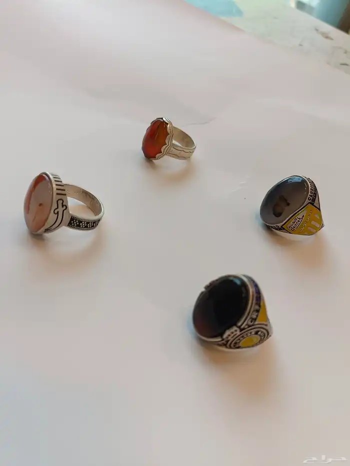 خواتم عقيق يمني جديد سعر المعمل 0