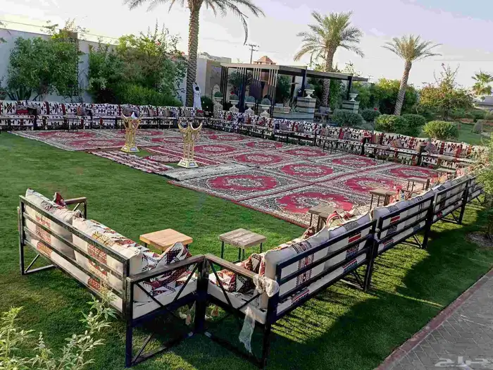 تأجير جلسات خارجيه تأجير كراسي طاولات قهوجين سماعات خيام خيم 1