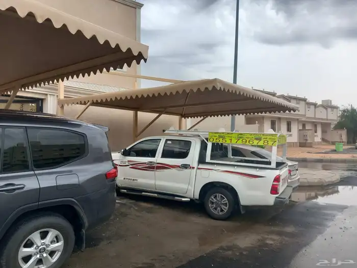 مظلات سواتر و بيوت شعر خيام قرميد قماش مكه 0