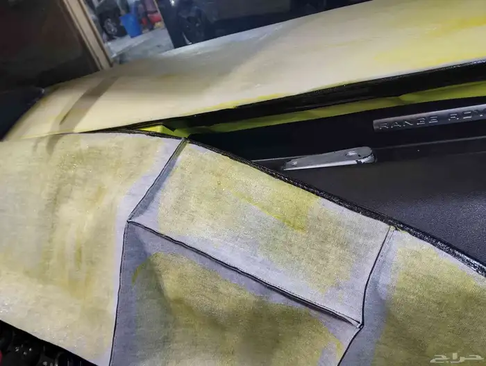 تنجيدطبلون رانج روفر من جلد طبيعي إلى جلد فتنامي نفس التصميم 4