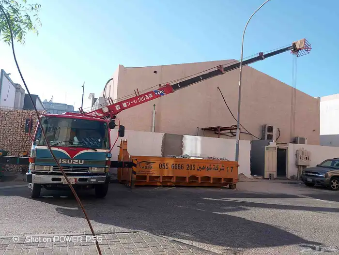 رافعه ونش كرين سله لرفع العمال 1