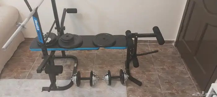 حديد أثقال وطاولة بنش للبيع 1