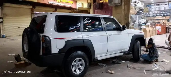 رفارف باترول ربع صدام امامي صدام خلفي كشافات جناح نسافات شبك 9