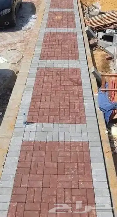 ابو ادهم المقاول ومعلم بندوره وانترلوك شغل مخططات وحدائق 5