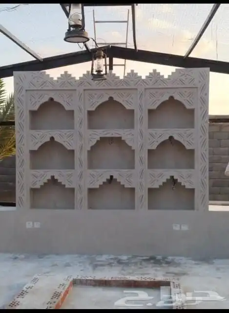 مشب كمار اوجار مدخنه مشب جبس ديكور حزام معلم باكستاني شغل 9