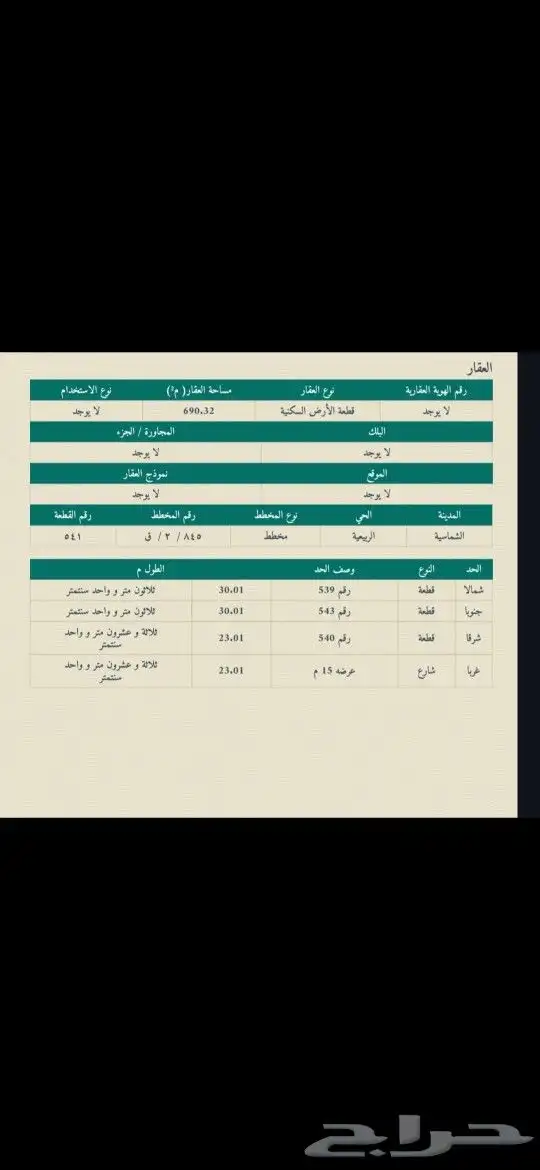 للبيع ارض سكنيه في الربيعيه ومزرعه في البندريه 2