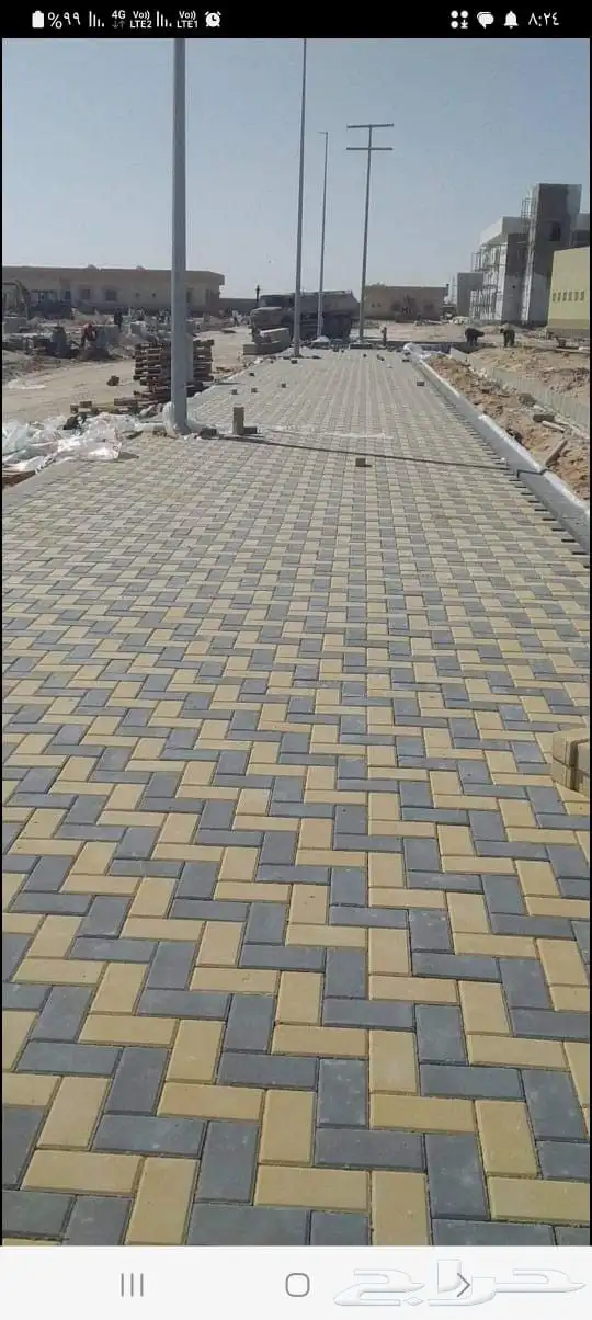 معلم بلدوره وانترلوك وبلاط ارصفه 7