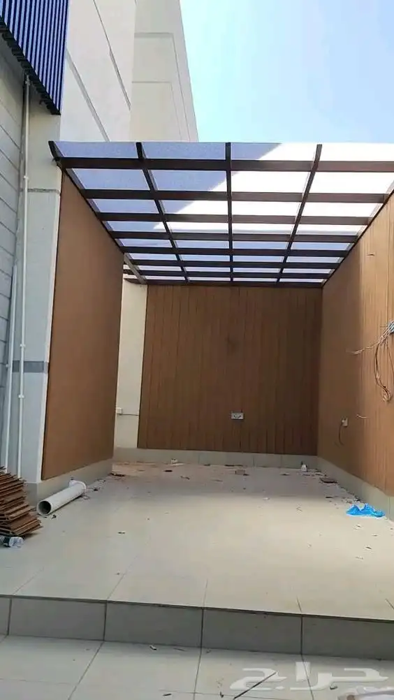 ديكورات واجهات جلسات خارجية سندويش_بانل 8