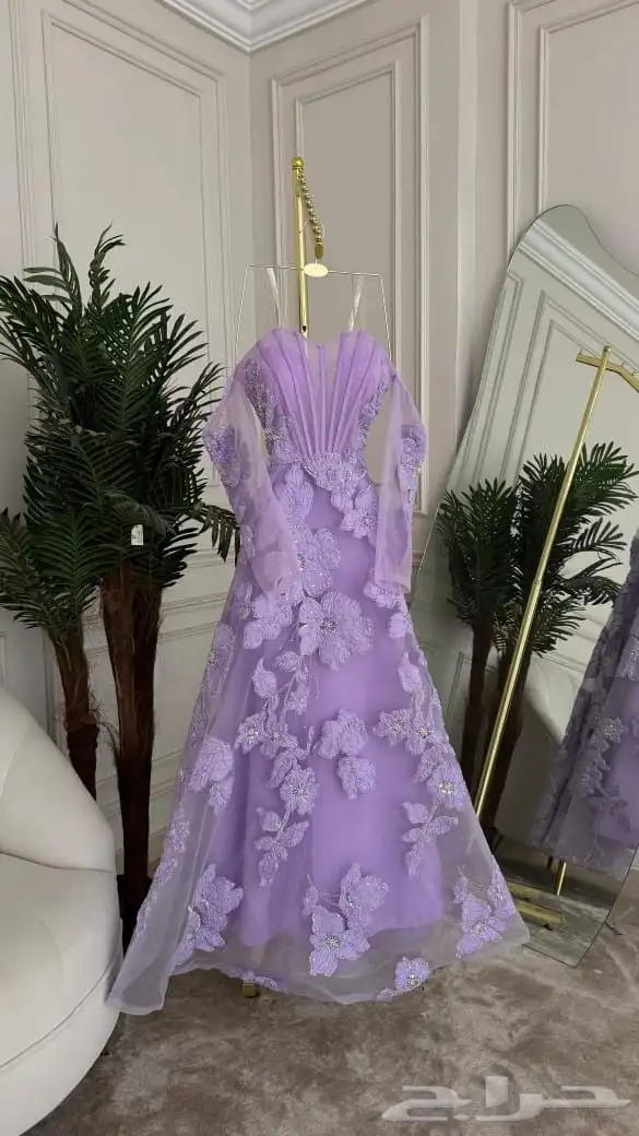 فساتين مناسبات حديثه وراقية خامات فخمه ومريحه في اللبس نشحن 13