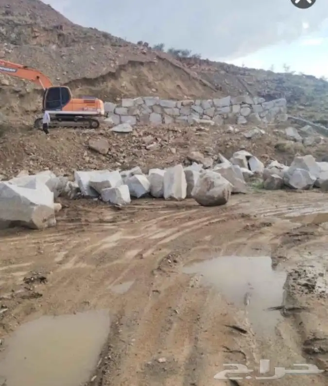 بكلين لبناء الثمايل الحجر صخور كبيره محايل بارق المجاردة 0