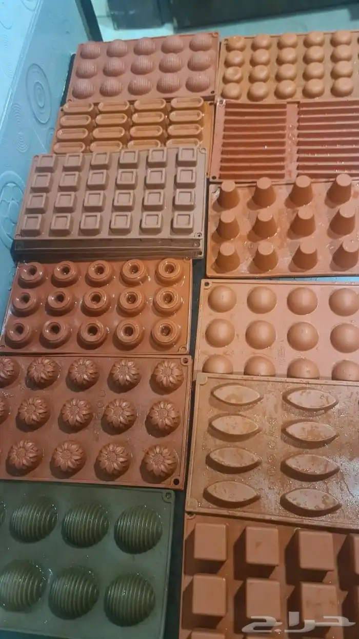 سيليكون شوكولا كبير و صغير اشكال مختلفة 1