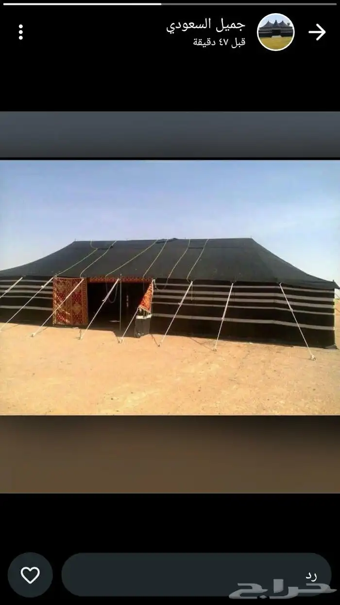 تركيب خيام وبيوت الشعر المزاحميه المشاعله والجله 4