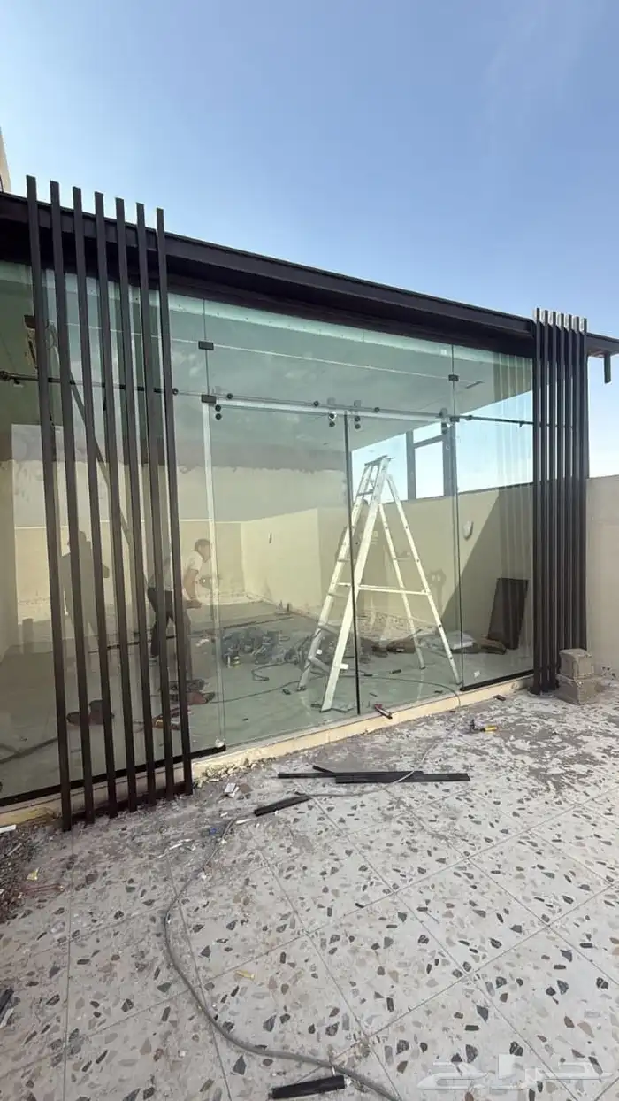 زجاج سكريت تركيب محلات تجاريه 1