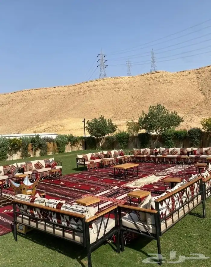 تأجير جلسات خارجيه تأجير كراسي طاولات قهوجين سماعات خيام خيم 7