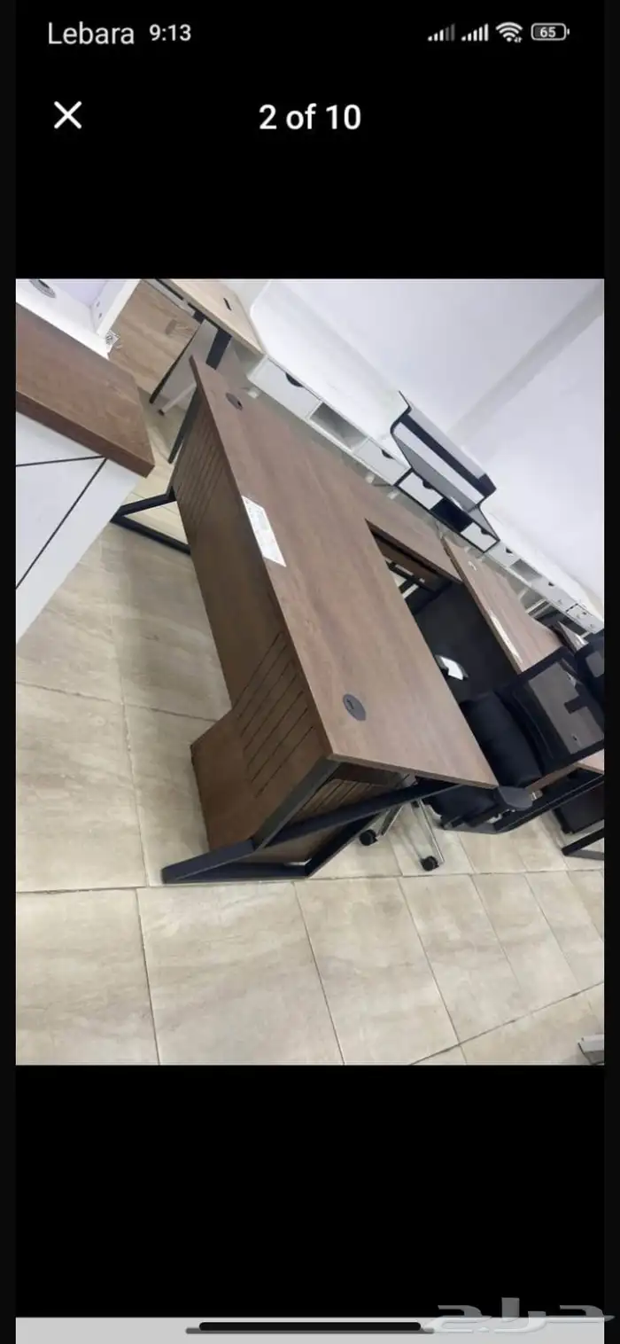 طاولات مكاتب متوفرة بأحجام مختلفة  100 سم  120 سم  140 سم 26