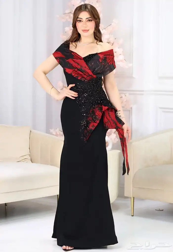 فساتين مناسبات حديثه وراقية خامات فخمه ومريحه في اللبس نشحن 49