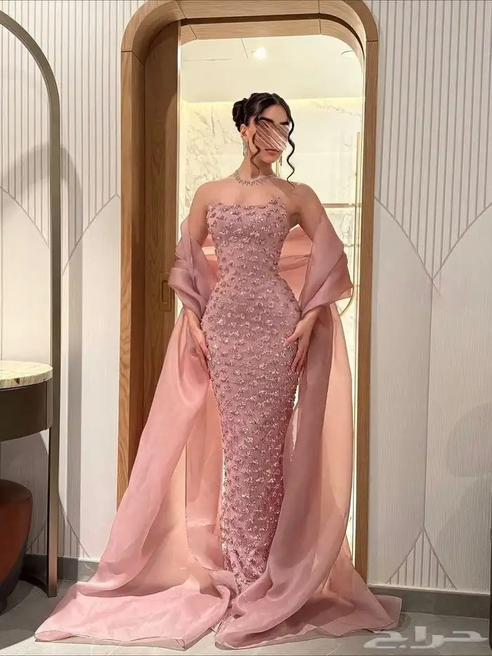 فساتين مناسبات حديثه وراقية خامات فخمه ومريحه في اللبس نشحن 43