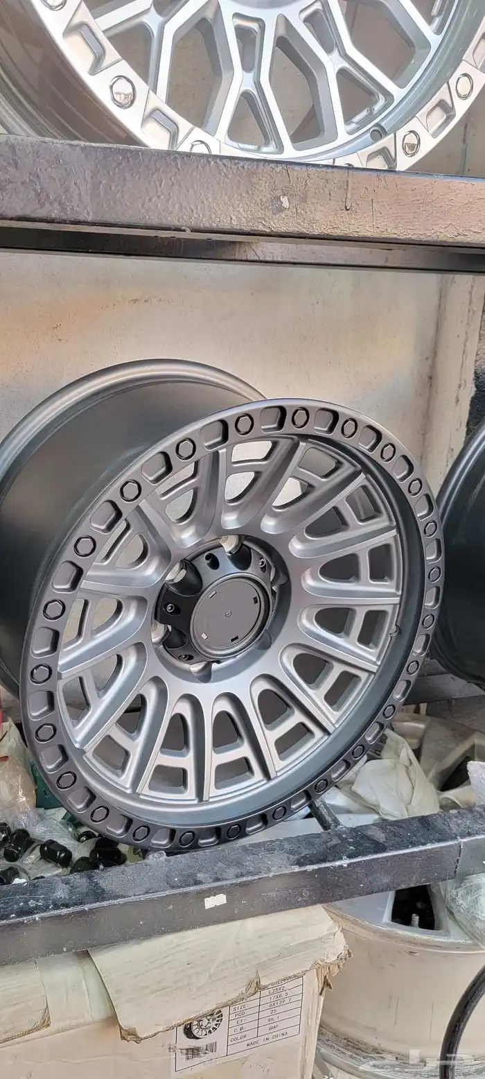 جنوط افرود تركب على جميع السيارات وكفرات نص حجري بجميع المقا 6