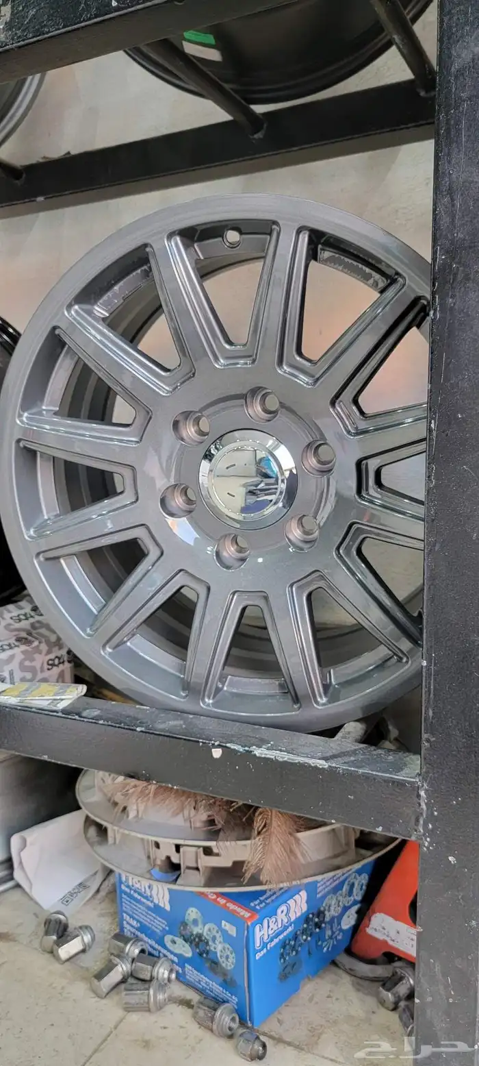 جنوط افرود تركب على جميع السيارات وكفرات نص حجري بجميع المقا 2