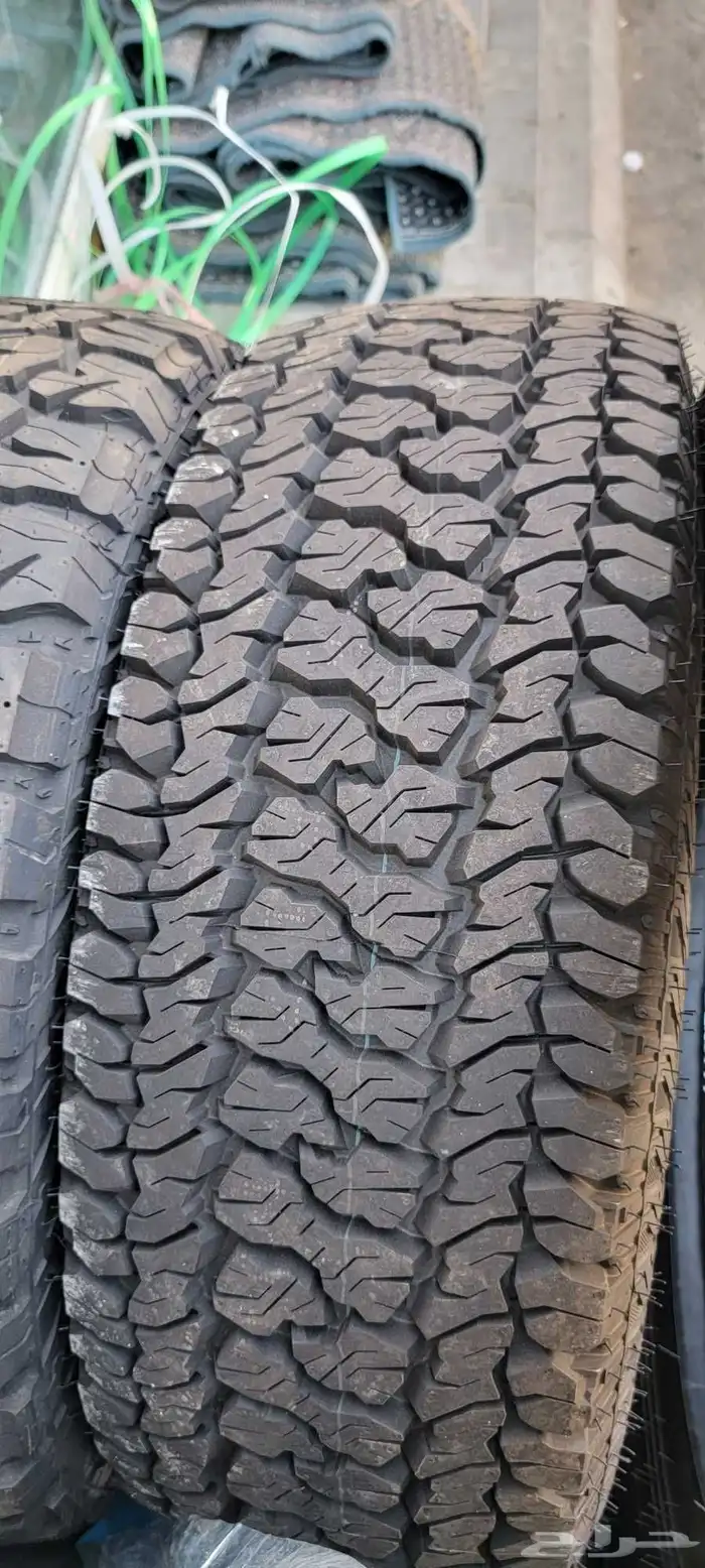 جنوط افرود تركب على جميع السيارات وكفرات نص حجري بجميع المقا 8