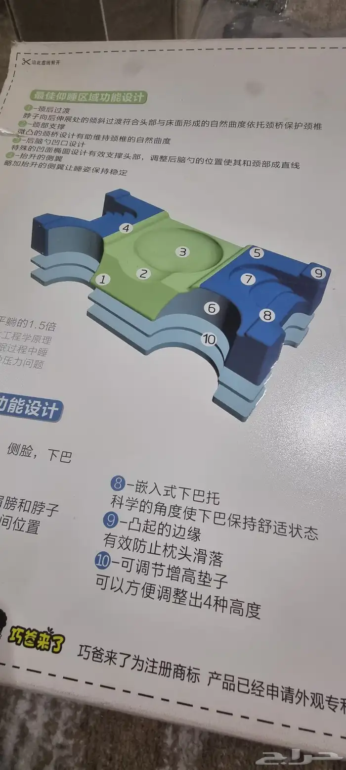 مخده طبيه للوجه مريحه للنوم 3