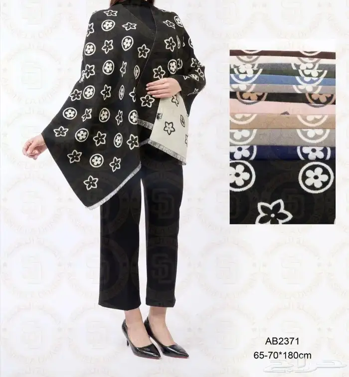 شالات شتوي نسائية جمله بدرزن 13