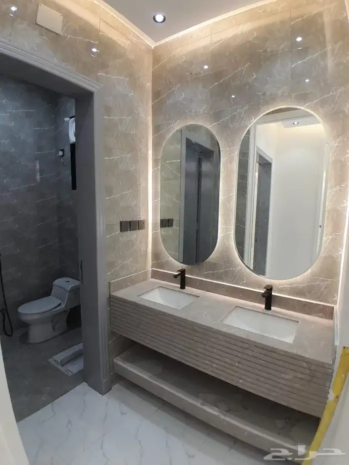 للبيع دور ارضي 6غرف بمدخل سيارة بسعر 550الف ف مخطط 6 3