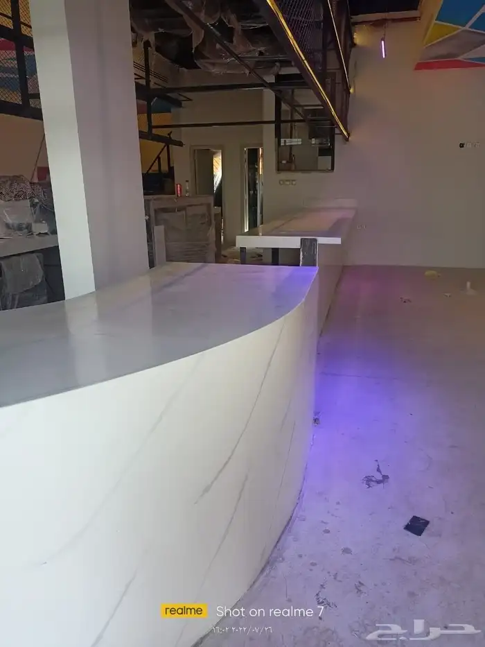رخام صناعي مغاسل وكونترات واصطح مطبخ تفاصيل أكثر 6