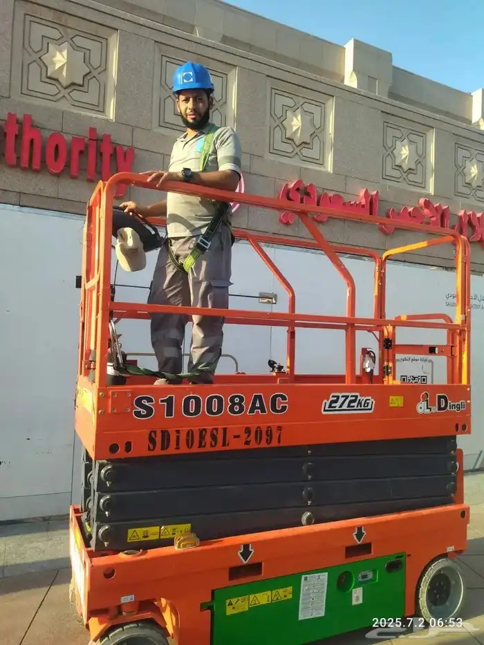 سيزرلفت 12متر للايجار اليومي والاسبوعي والشهري مكه المكرمة ج 5