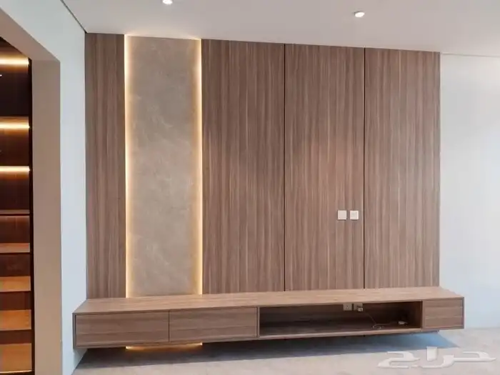 تفصيل خزائن وديكورات خشبيه 5