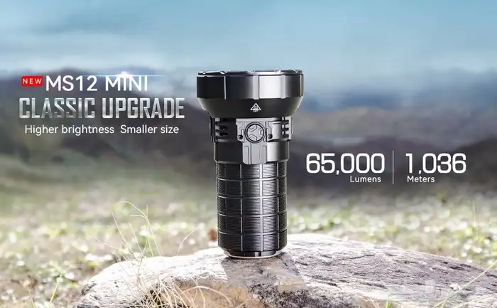 الكشاف الحارق 65 الف لومن من شركة imalent الامريكة MS12 MINI 11
