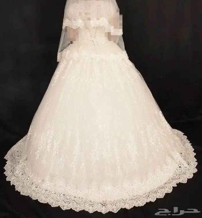 فستان عروس فخم وساتر ومميز 4