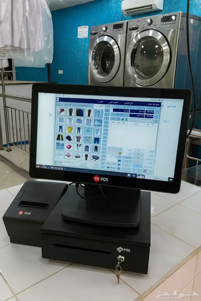 جهاز كاشير لمس لمغسلة ملابس 0