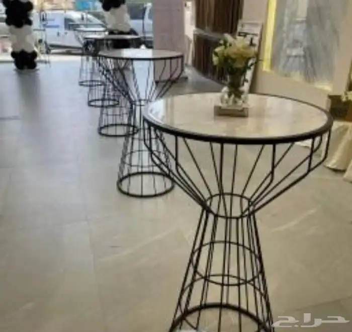 تاجير كراسي ملكي واحمر عادي طاولات دائري زل دفايات سماعات 9