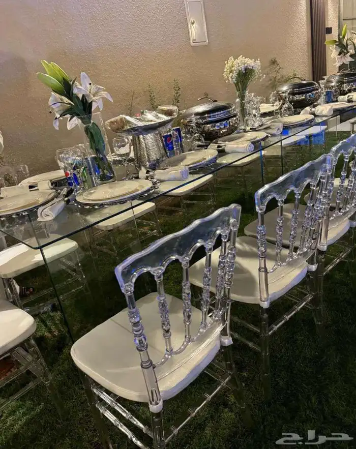 تاجير كراسي ملكي واحمر عادي طاولات دائري زل دفايات سماعات 10