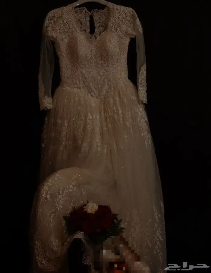 فستان عروس فخم وساتر ومميز 1
