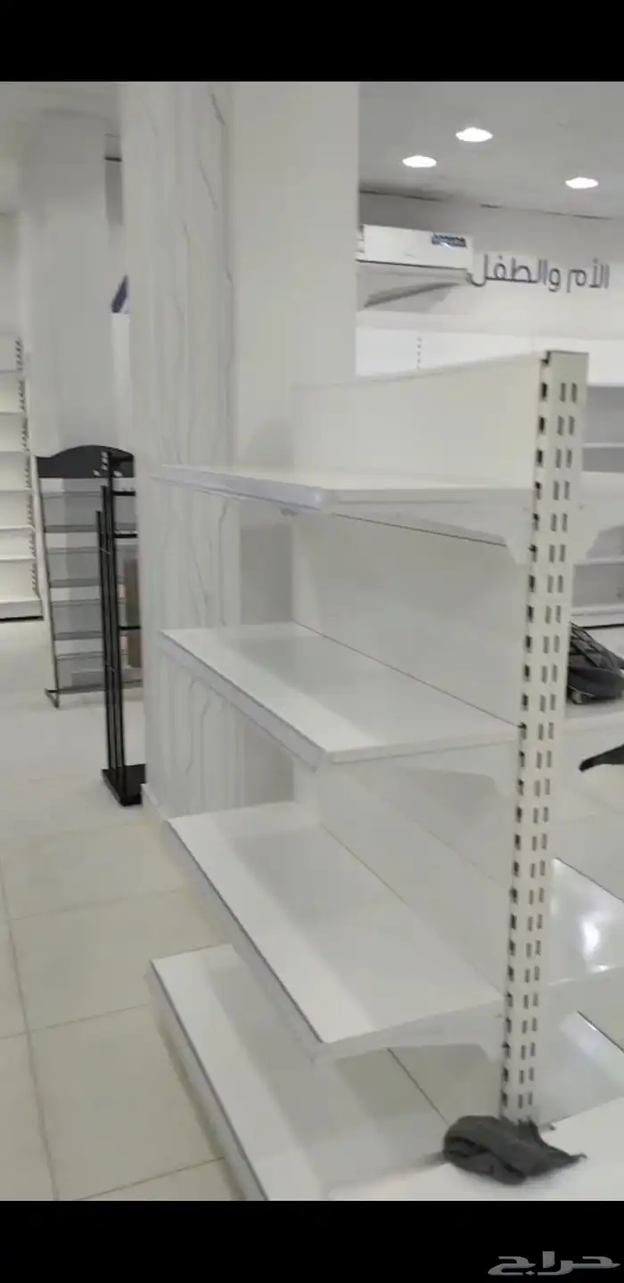 رفوف سوبر ماركت بقاله استندات صيدليةخانات مستوع جديد ومستخدم 0