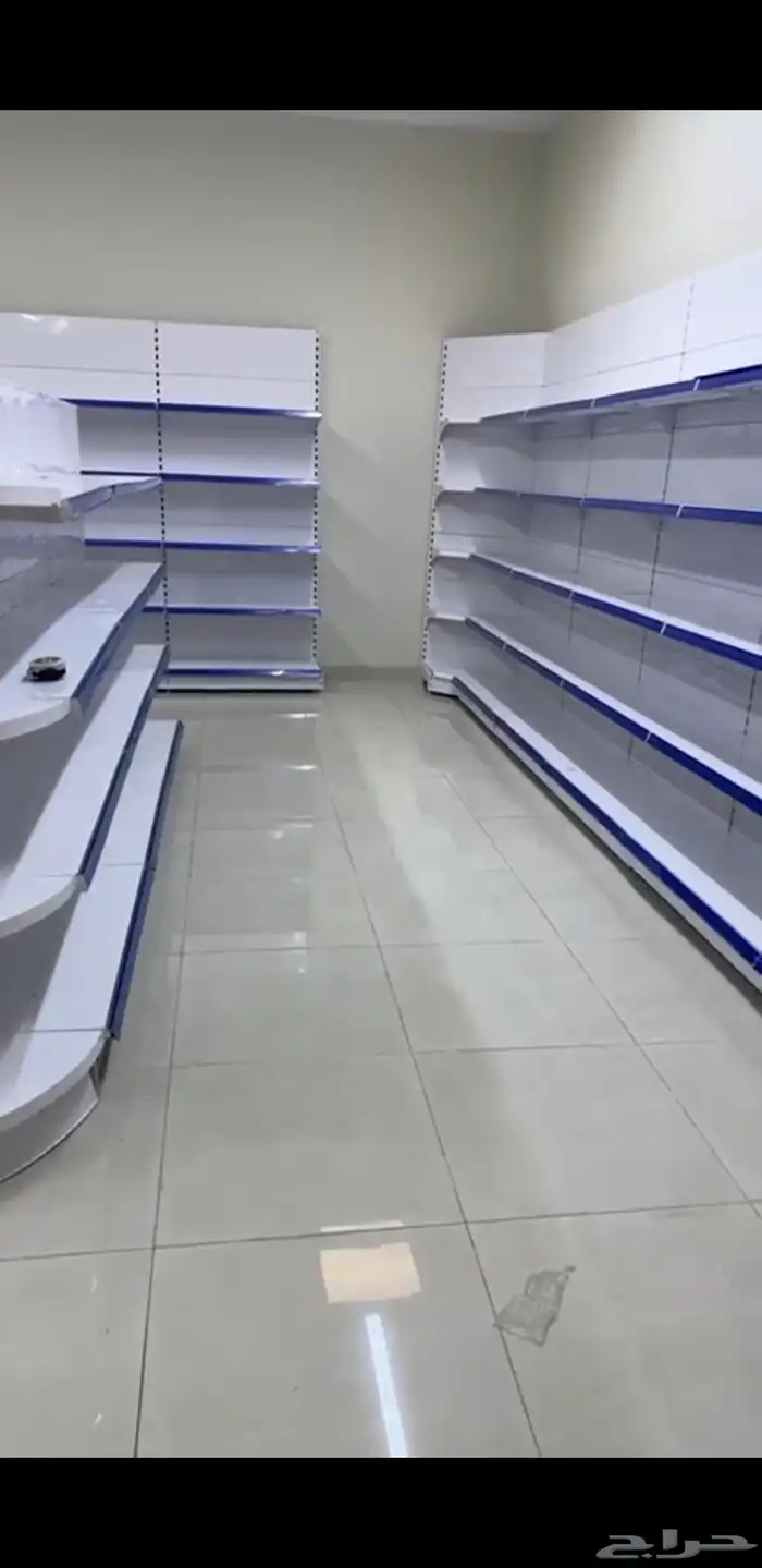 رفوف سوبر رفوف بقاله استندات صيدلية خانات مستوع جديد ومستخدم 1