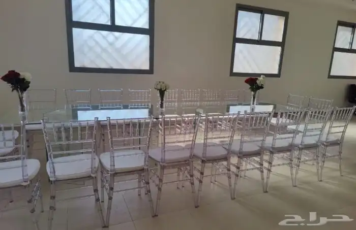 تاجير كراسي ملكي واحمر عادي طاولات دائري زل دفايات سماعات 15