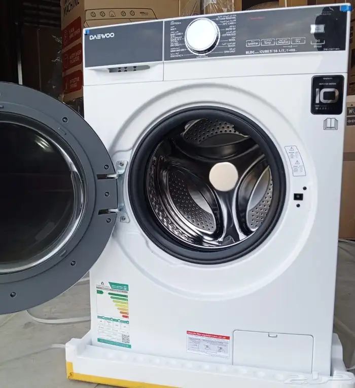 تتوفر لدينا غسالات اتوماتيك فتحة امامي ومجففات حراري مكثف 9