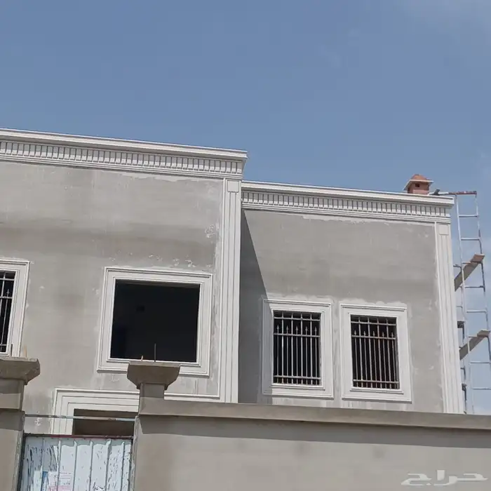 معلم ديكورات خارجيه سمنت ابيض بديل الحجر الطبيعي 6