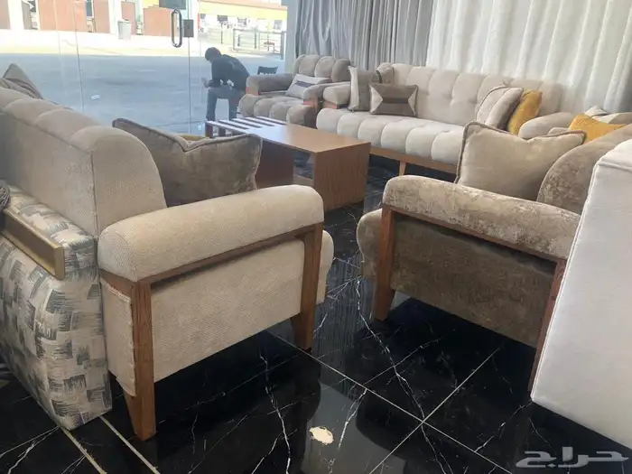 كنب جاهز وتفصيل بسعار مخفضه تفصيل حسب طلبك والمقاس والون 1