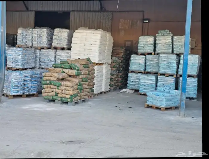 مبسط مواد بناء بندوره انترلوك بلاط بلك اسمنت رمل شبك حديد 6