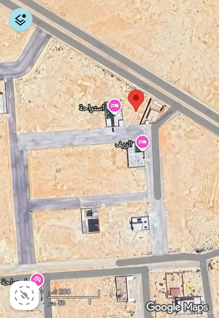 للبيع أرض سكنيه في المنتزه تفتح على جهتين 1