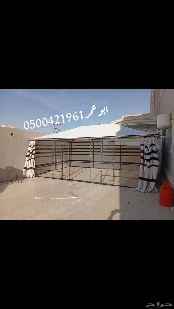 خيمة الهيكل المطورى بيت شعر هيكل المطور 4