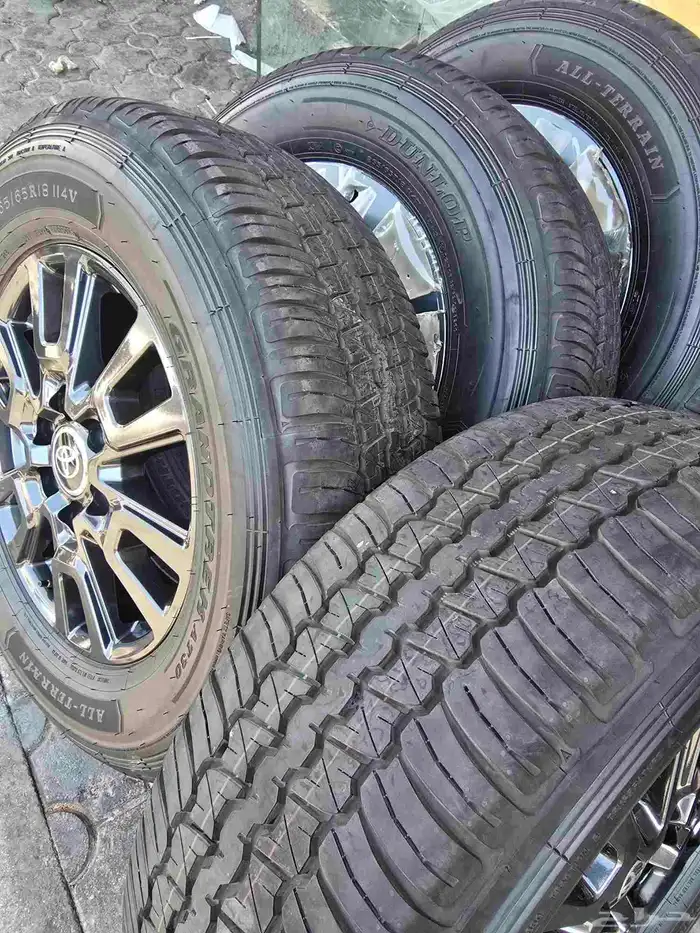 جنوط برادو 2025 مع كفرات مقاس 18 2