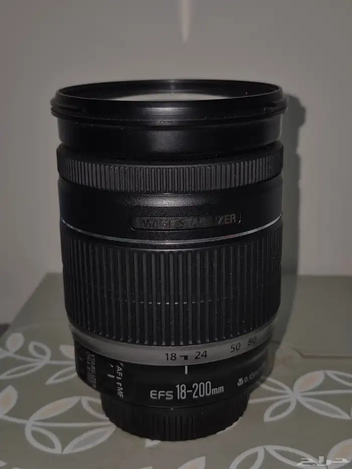 عدسة كانون 18_200 EF _S 0