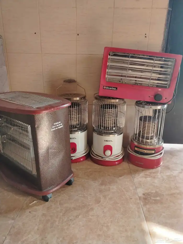 اربع دفايات شغالات شرط 1