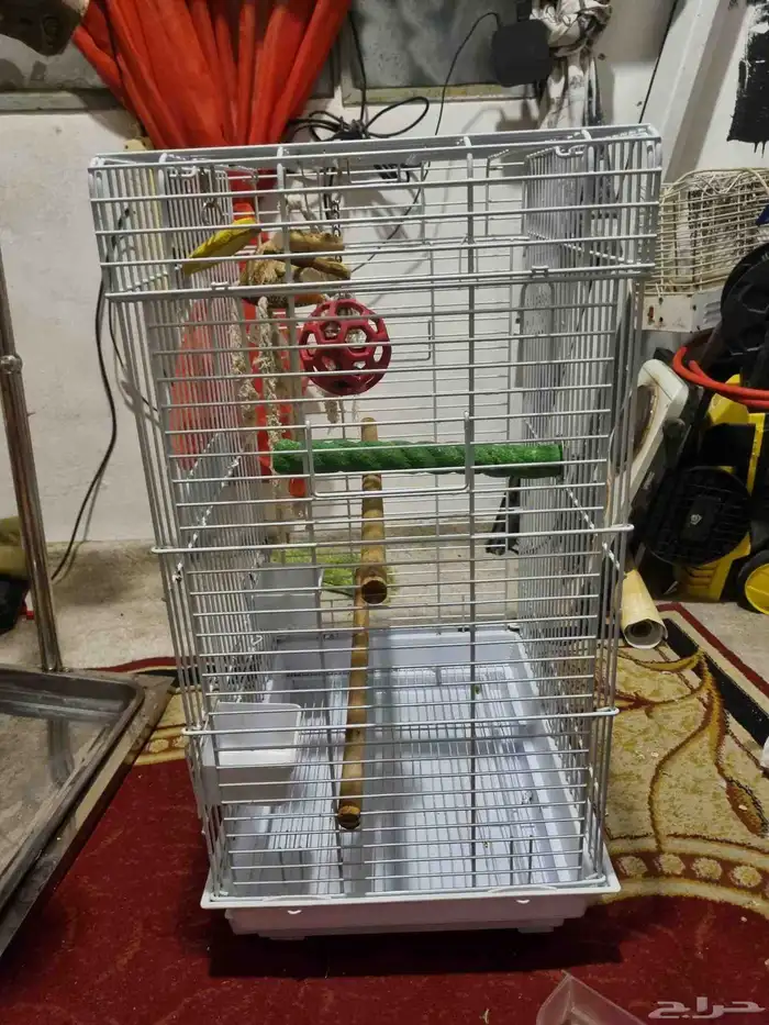 قفص مع استاند للطيور 3