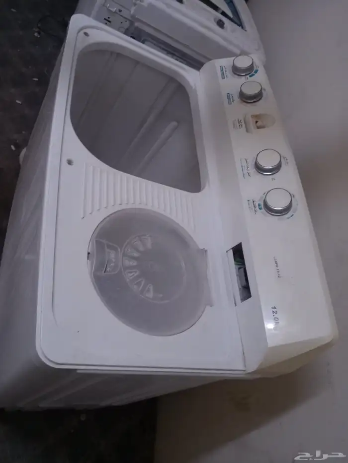 غساله عوضين 12 كيلوا شقال تنشايف وغسيل البيع سمح 0